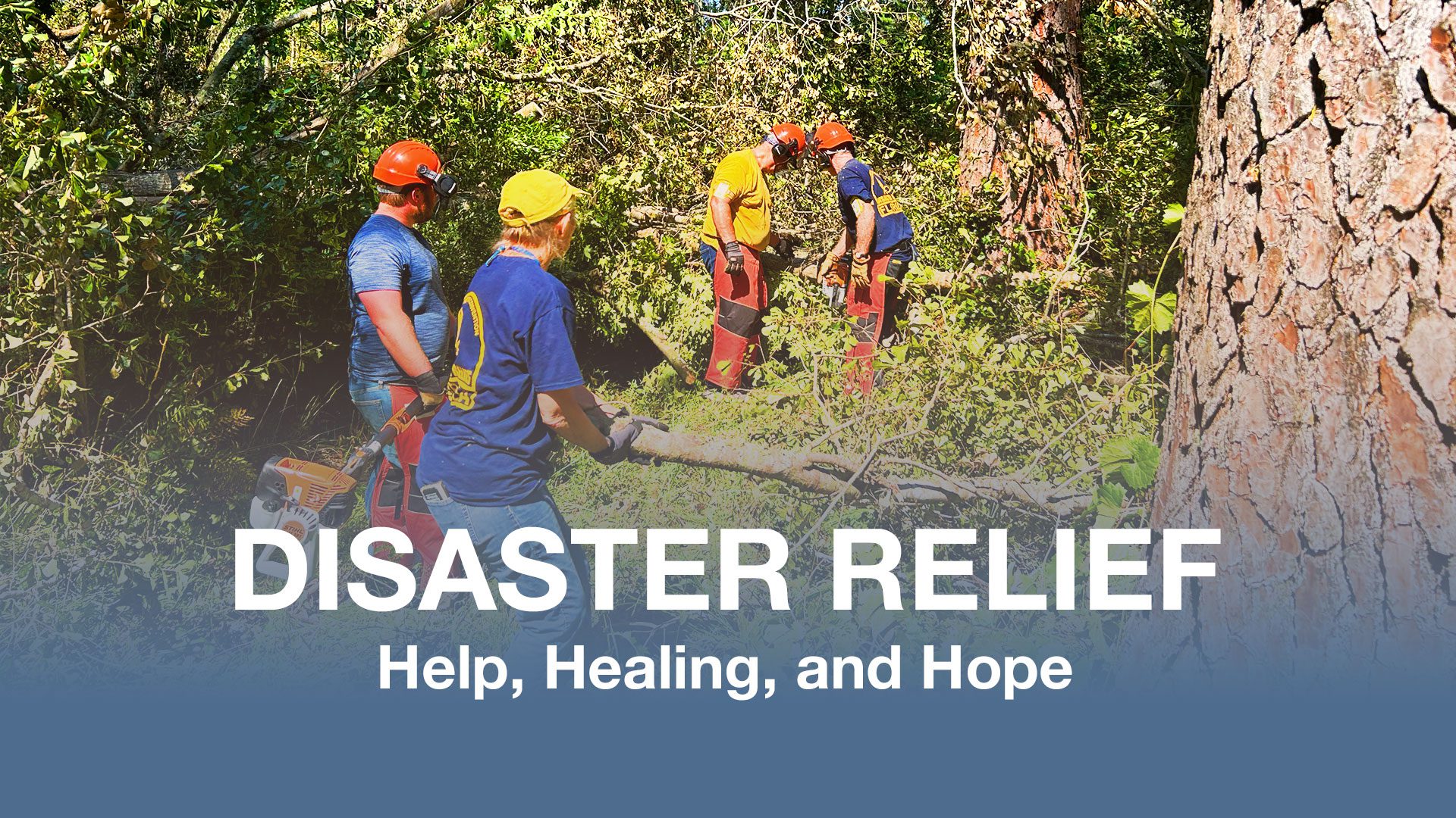 Disaster Relief Ministry at McGregor Baptist Church