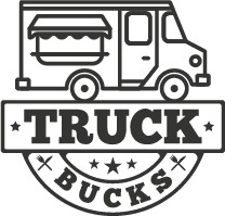 Food Truck Rally Truck Bucks Logo